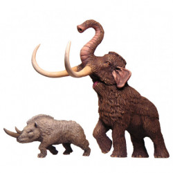 Prehistoric animals mammoth...