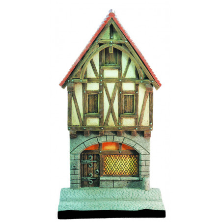 2 floors medieval House front size