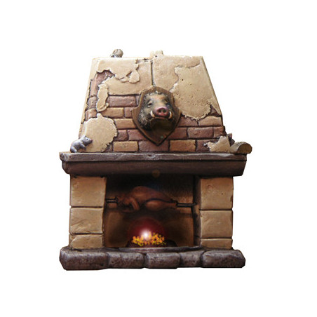 Medieval fireplace